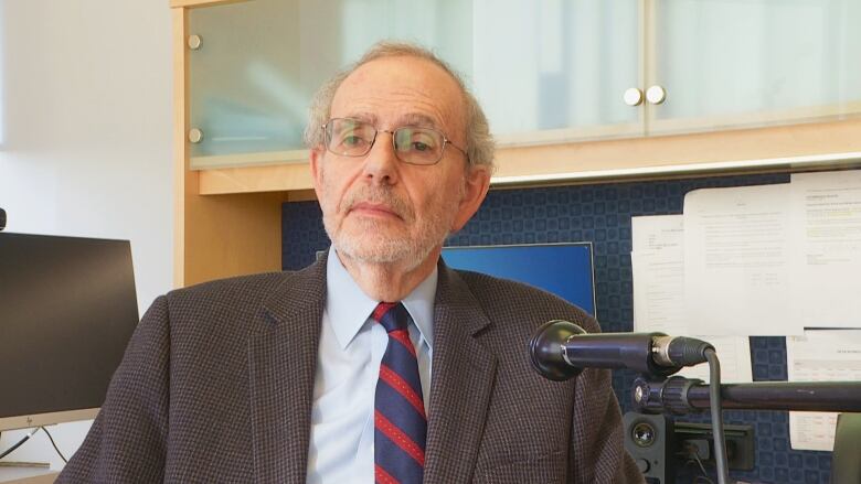 Marv Bernstein in his office.