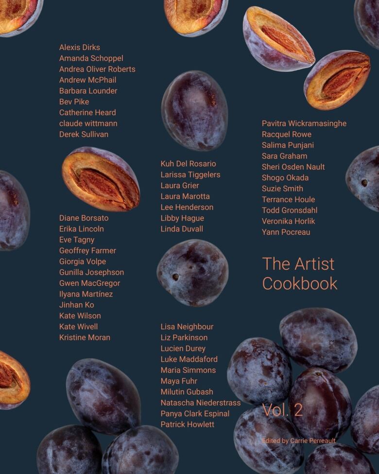 Cookbook cover featuring olives.