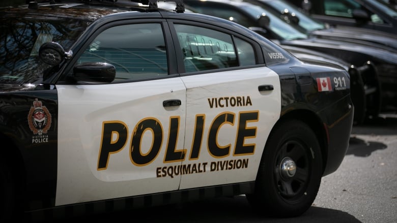 The side of a Victoria Police car.