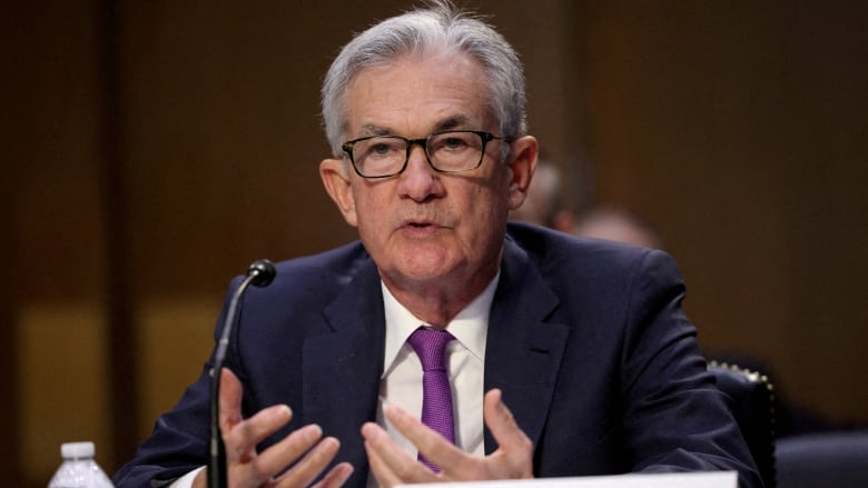 Jerome Powell is shown