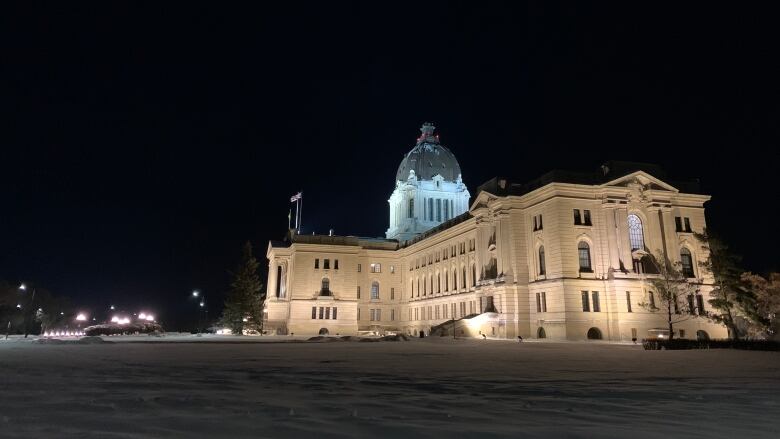 Grounds around the Legislature in Regina