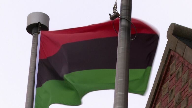 The Pan-African flag is being flown outside of the Charlottetown City Hall for the entire month of February.