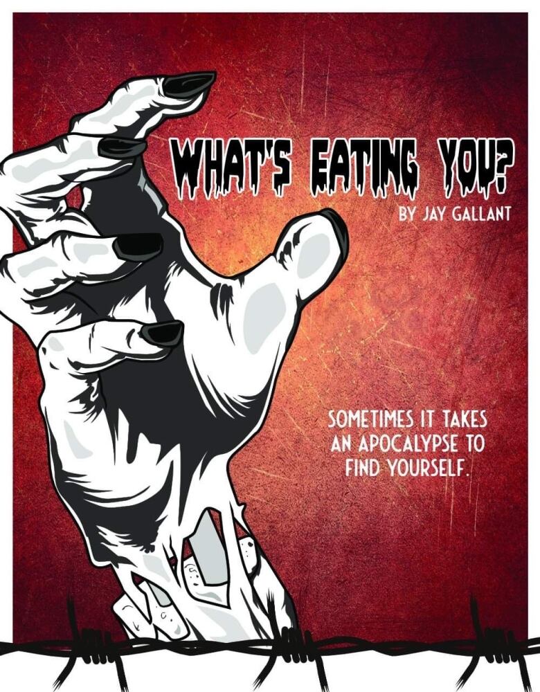 What's eating you poster for play  by Jay Gallant