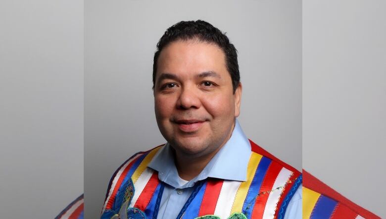 Gordon Bluesky is the Chief of Brokenhead Ojibeway Nation. 