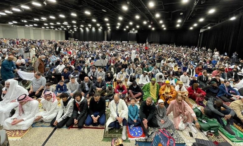 The first Eid celebration at the Winnipeg convention centre in two years drew about 10,000 people.