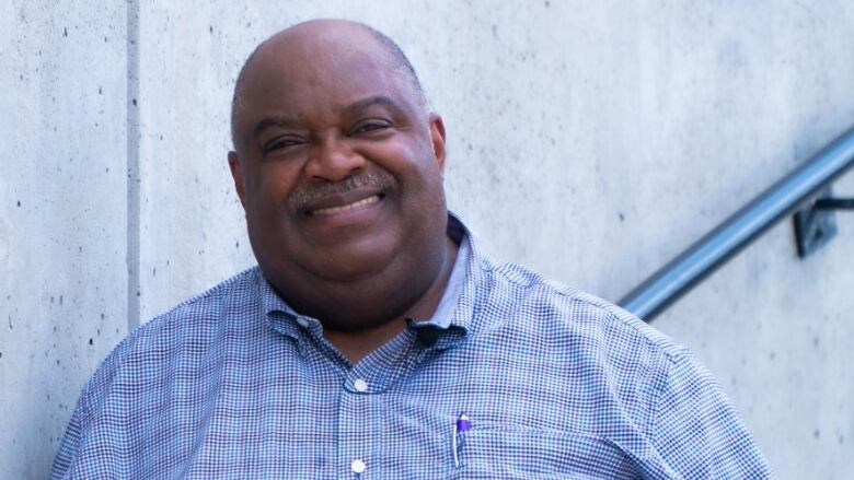 Portrait of man smiling for camera