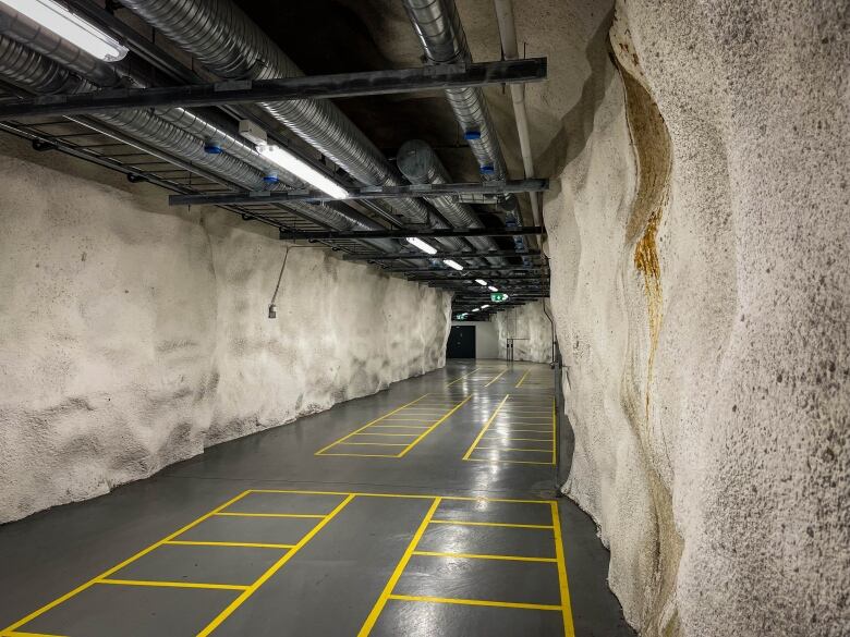 An underground bunker in Finland.