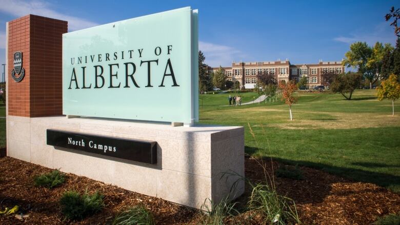 University of Alberta sign at campus