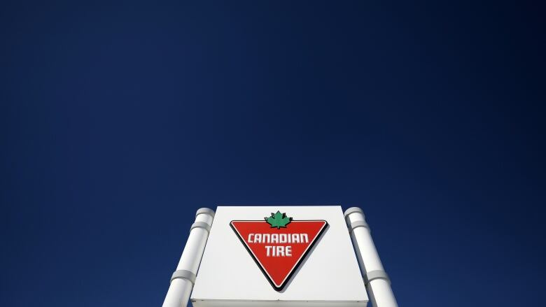 Canadian Tire logo shown atop a store.