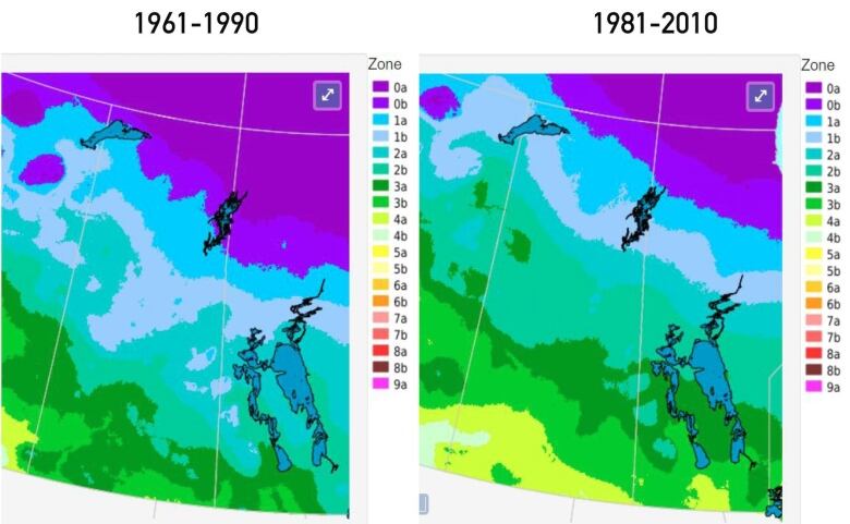 Warmer plant hardiness zones have moved into Saskatchewan, according to the latest plant hardiness map. An updated map is expected next year.