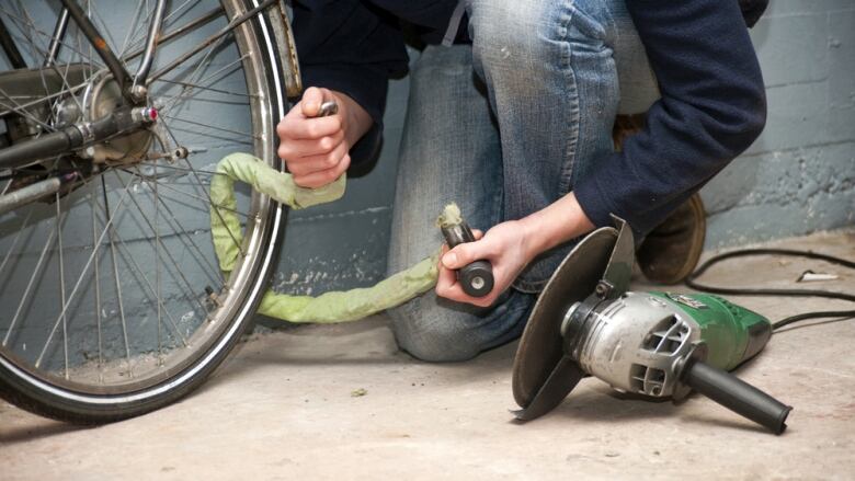 bike lock broken