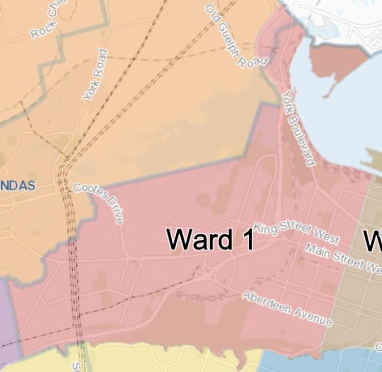 A map of Ward 1