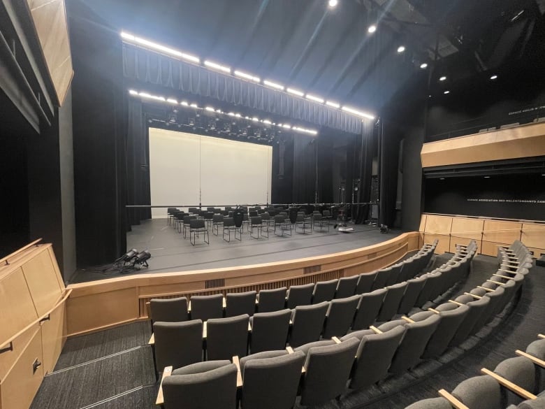 A theatre auditorium.