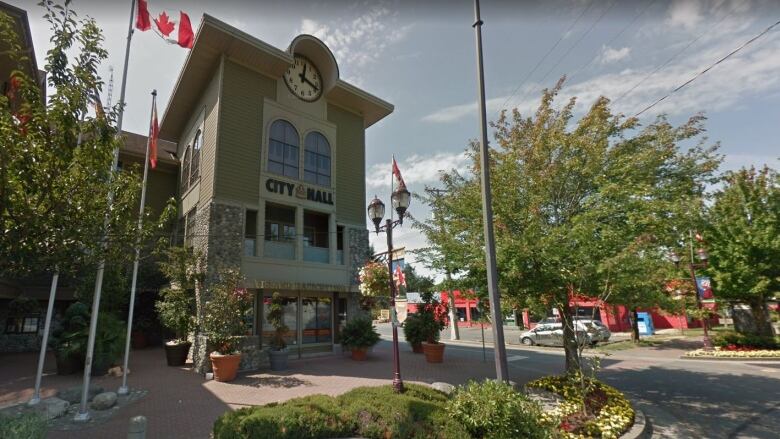 Langford, B.C., city hall, located at 877 Goldstream Ave.