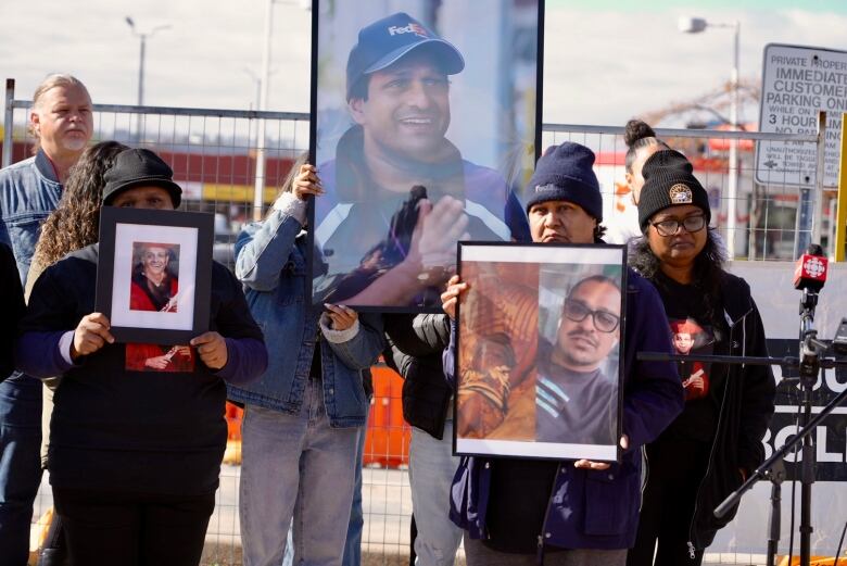 Through tears and grief, family and friends of Ramroop gathered Thursday, steps away from where he died on Oct. 13, demanding police be held accountable for his death.