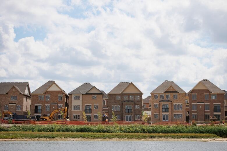 A new housing development is pictured in Brampton, Ont., on July 12, 2022.