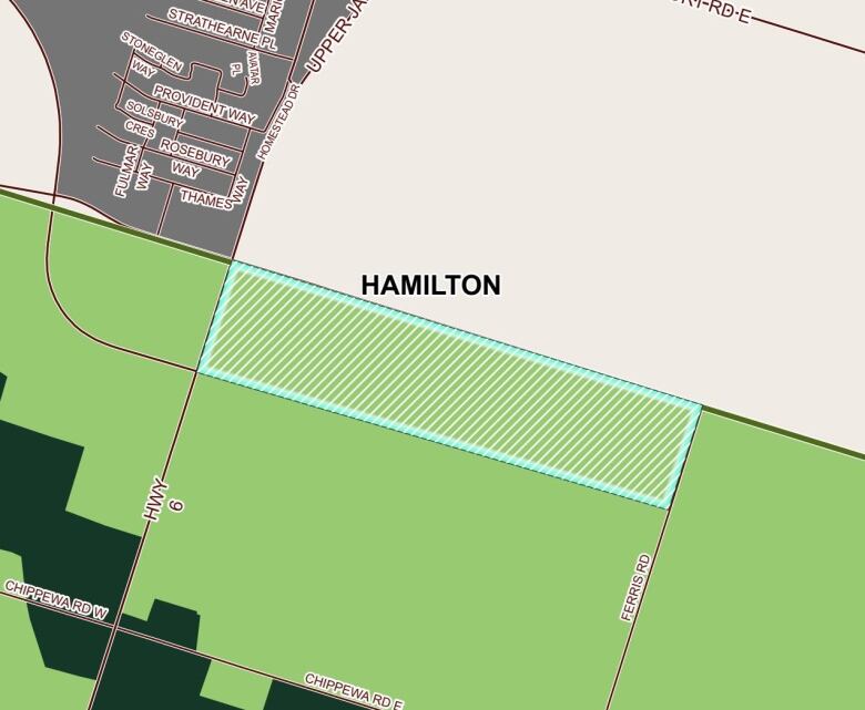 A map showing the proposed Greenbelt removal.