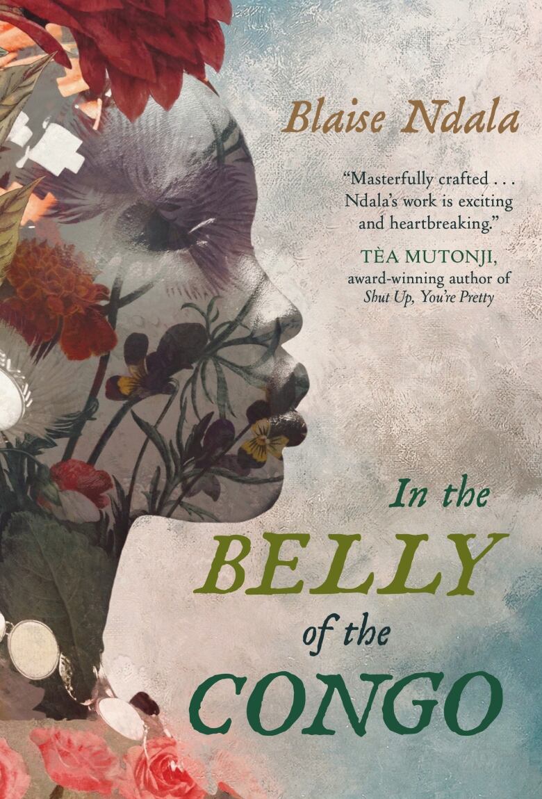 A book cover featuring a Black woman with flowers overlaid on her face.