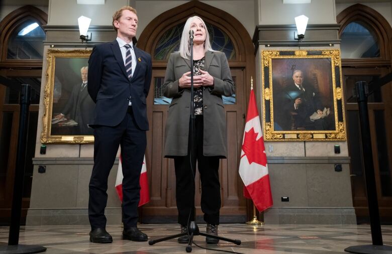 two people at the house of commons