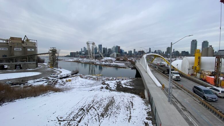 Housing development in Toronto's Port Lands is still years away and the infrastructure that will service the area is being built to accommodate more density.