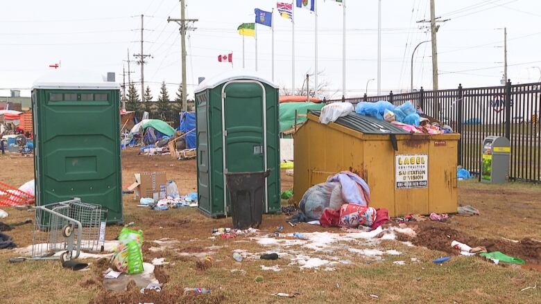 Encampment in Charlottetown.