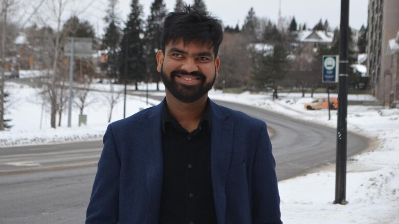 Abu Hena Mostofa Kamal, 23, is a migrant living in Thunder Bay, Ont. who came from Bangladesh to study at Lakehead University in 2018. Since then, rising tuition costs forced him to pause his education. He now faces a removal order from the Canada Border Services Agency. Dec. 19, 2022.