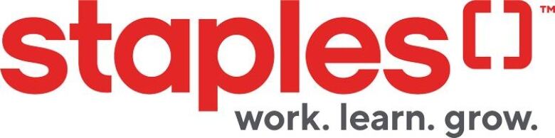 Red logo for Staples Canada