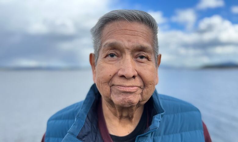 Tony Charlie, a survivor of the Kuper Island Residential School in British Columbia, poses for a photo.