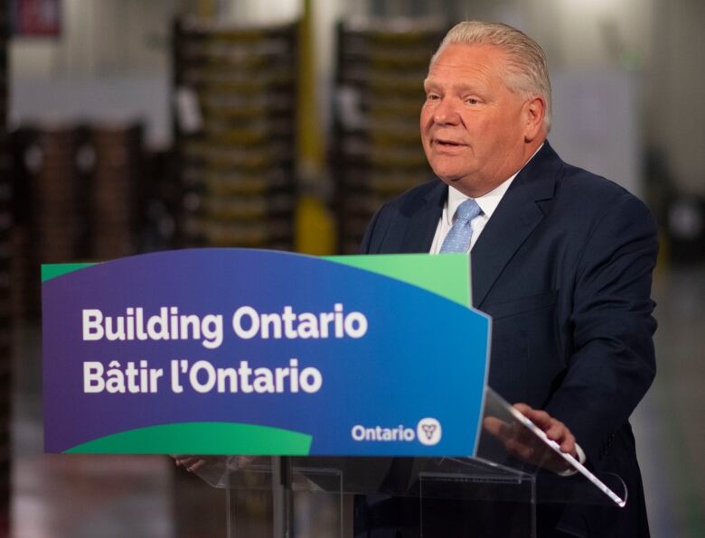 A man standing at a podium