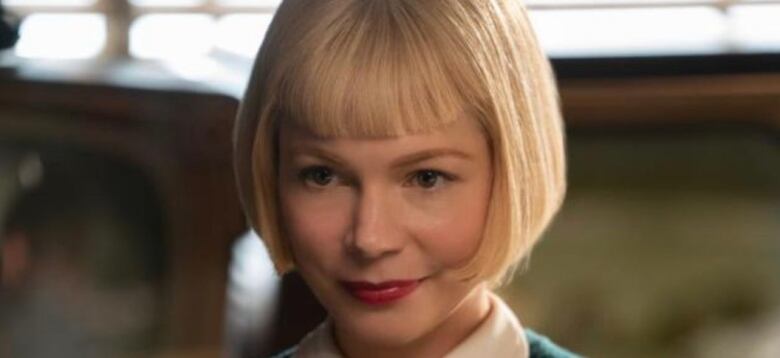 Actress Michelle Williams seen in character in a scene from The Fabelmans. 