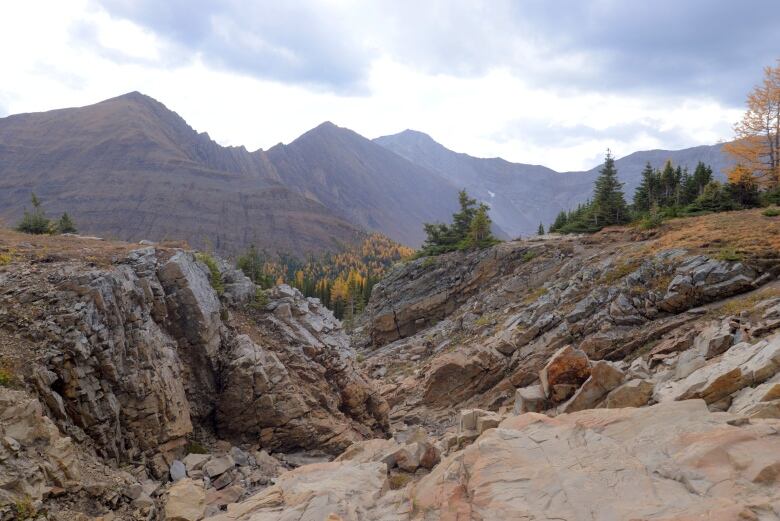 Ptarmigan cirque is a trail on the Highwood Pass in Kananaskis Country, Alta. 