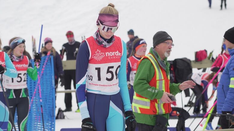 Pictured is one of 400 racers who are competing at the Western Nordic Championships in Kimberley, B.C. from Feb. 3-5, 2023. 