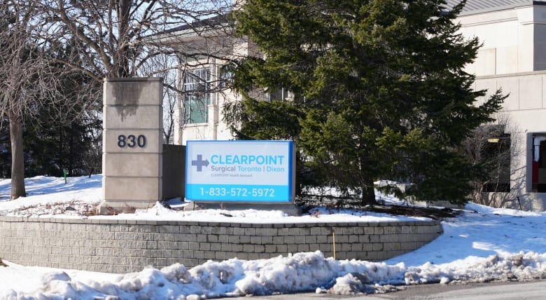 The Clearpoint Health Network building on Dixon Road in Toronto. 