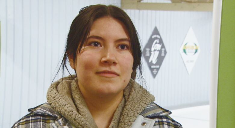 Brooke Samatte is a third generation member of the Aboriginal Curling League of Winnipeg.