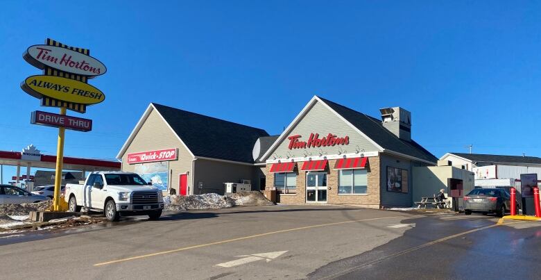 A photo of the Tim Hortons restaurant in Souris, P.E.I.