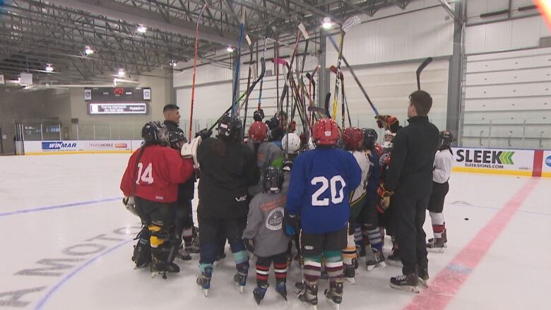 Daniels Hockey Camp at the Co-operators Centre in Regina, Sask.