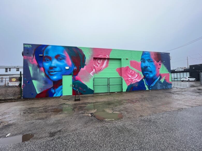 One of the murals to honour the legacy of several residents ofthe McDougall Street Corridor, a historicallyBlack neighbourhood in Windsor.