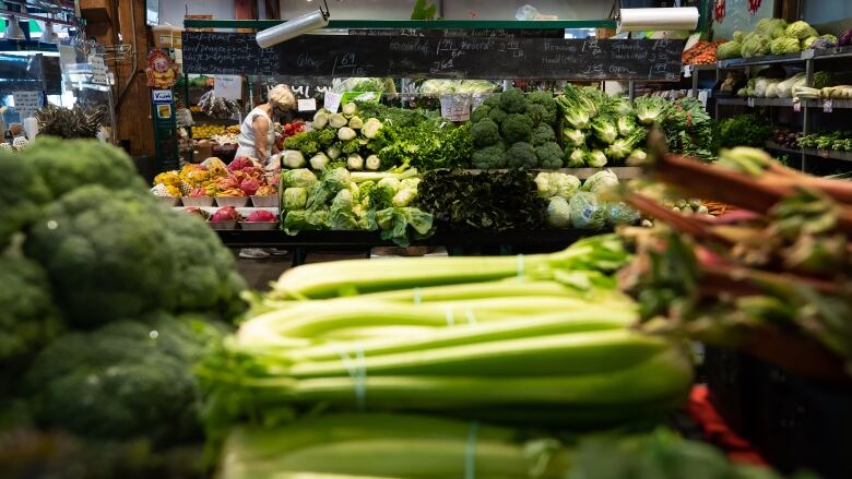 Statistics Canada says grocery prices were up 11.4 per cent from a year ago even as the country's annual inflation rate slowed in January.