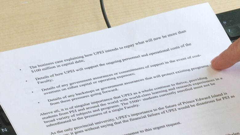 More than 50 UPEI faculty and other stakeholders signed a letter to the province and the school's board of directors outlining their concerns.