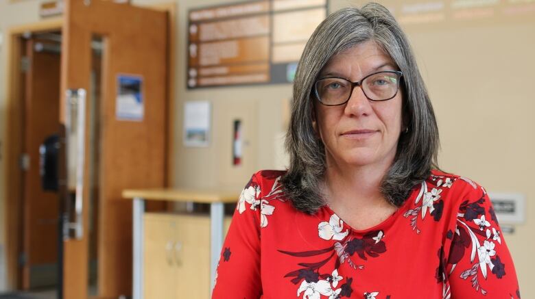 Sally Caudill is chief administrative officer for the town of Canmore. She is pictured in the town's civic centre.