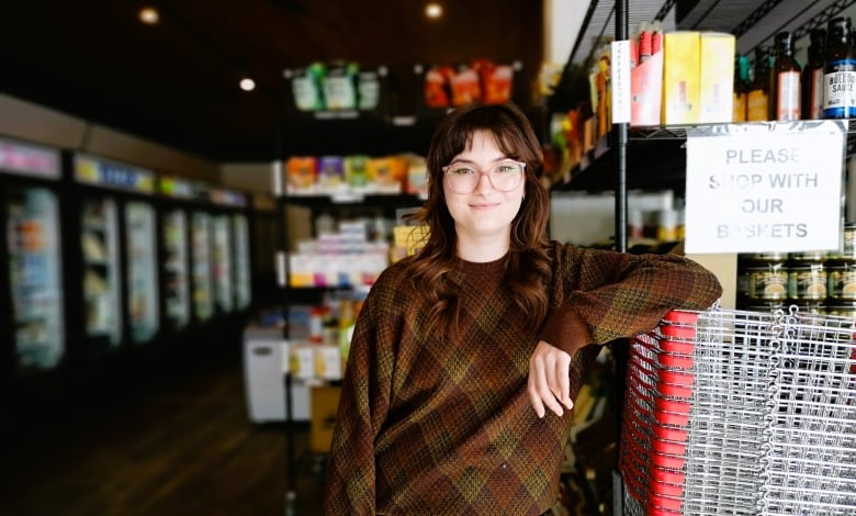 Alex Robson, manager of Coven vegan market