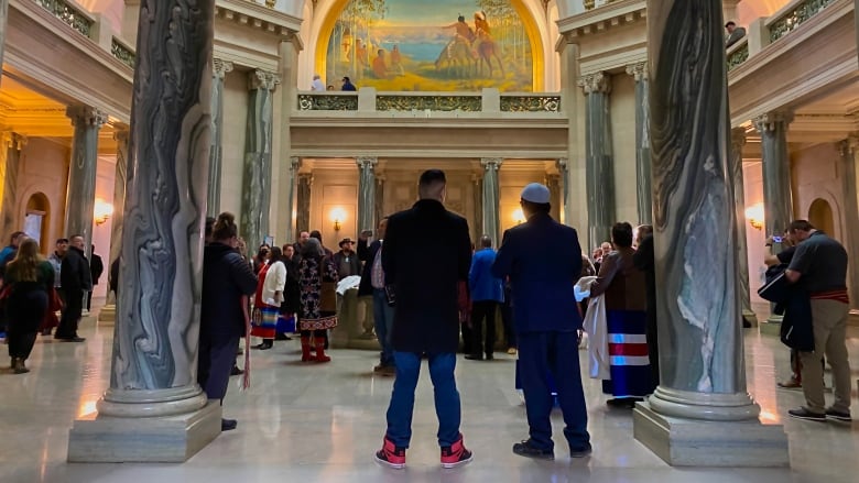 Indigenous leaders and groups were at the Saskatchewan Legislature on Thursday where the Saskatchewan First Act bill received a final reading.