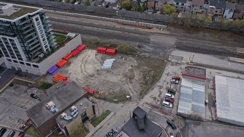 Former Metrolinx site at 8 Dawes Rd.