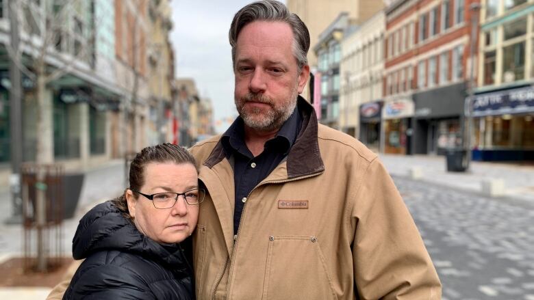 Stephanie and Sean Clark came to London to visit the city where their daughter, Olivia, died after the tent she was sleeping in went up in flames.