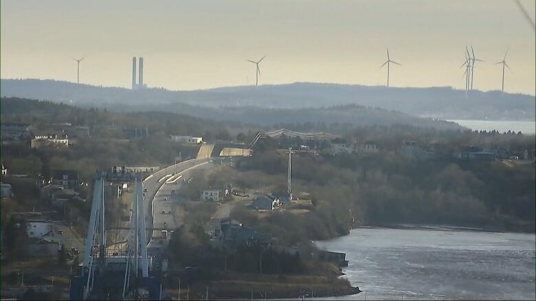 Landscape view of the Burchill Energy Wind Project