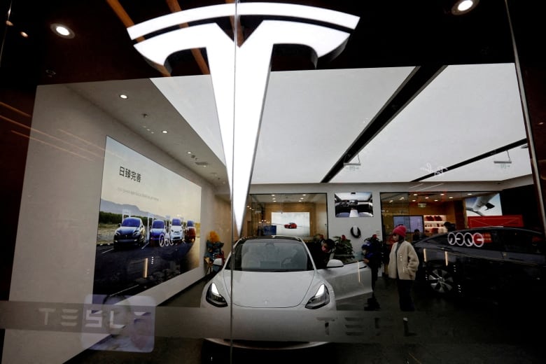 Tesla showroom in China