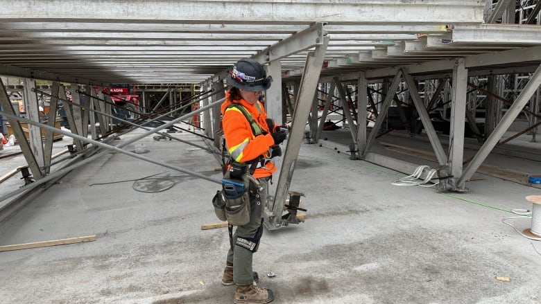 Many women report experiencing harassment, sexism and discrimination on job sites in skilled trades.