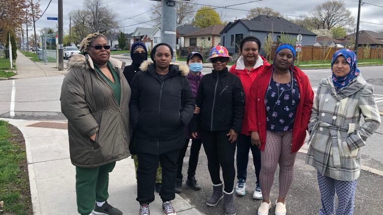 Parents and caregivers of Lotherton Pathway have joined together to fight for a crossing guard to keep their kids safe.