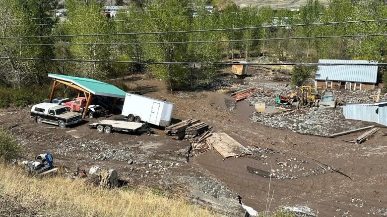 Photo of flooding in Cache Creek, B.C.