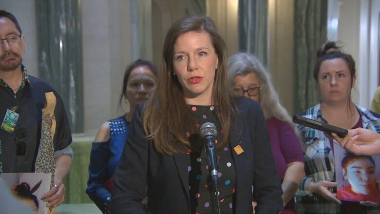 NDP Social Services Critic, Meara Conway, says the government is trying to dodge accountability by hiding behind privacy concerns. 